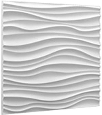 BEAUTYWALL WALL 3D PLASTER PANEL BREEZE 60X60CM 4PCS