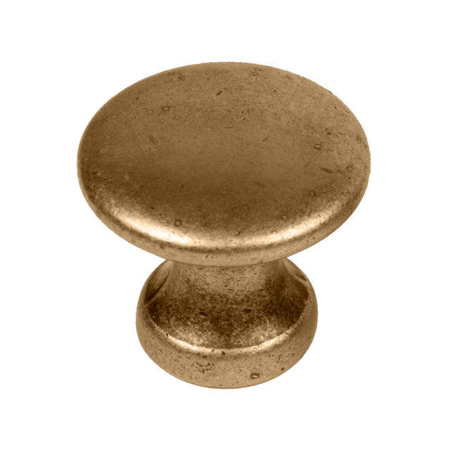 KNOB 25MM ANTIQUE BRASS