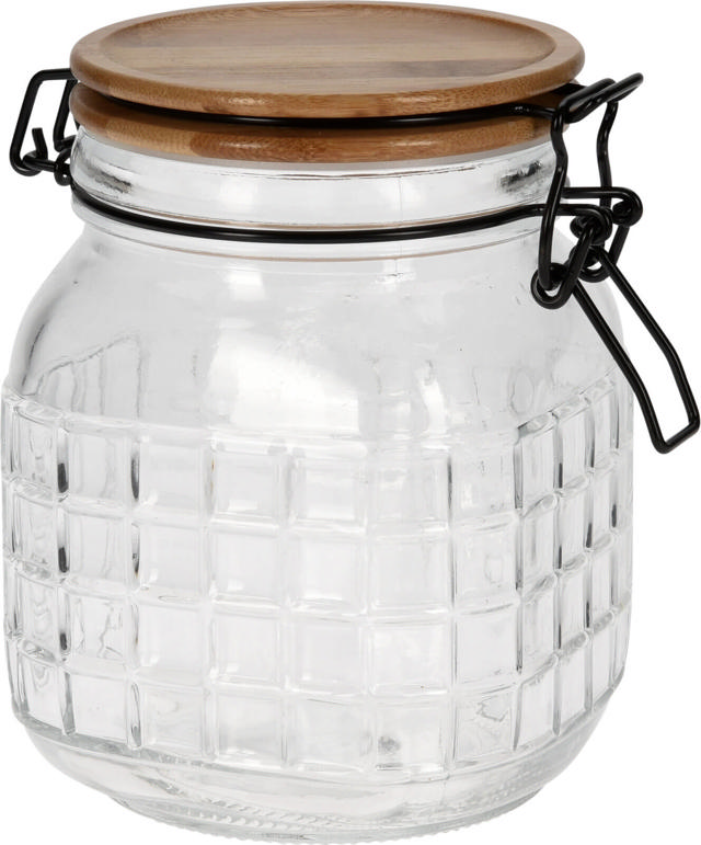 STORAGE JAR GLASS 1100ML