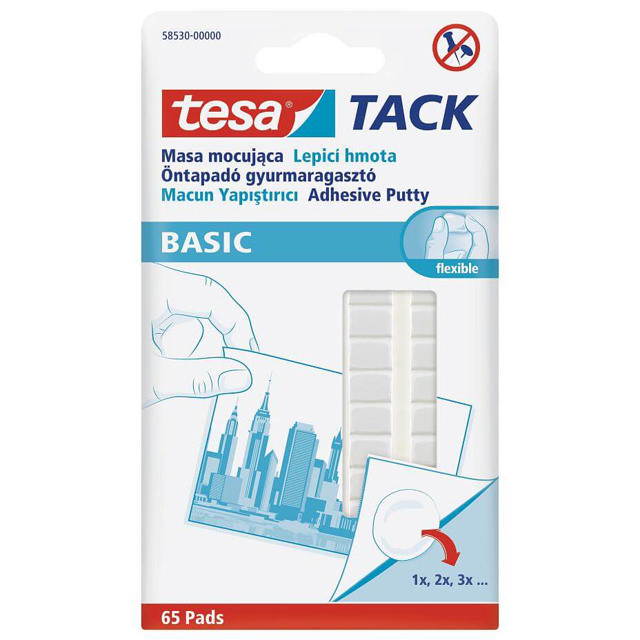 TESA BASIC 65PCS ΣΤΟΚΟΣ ΤΑΚ