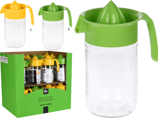 FRUIT JUICER TRANSPARENT 660ML