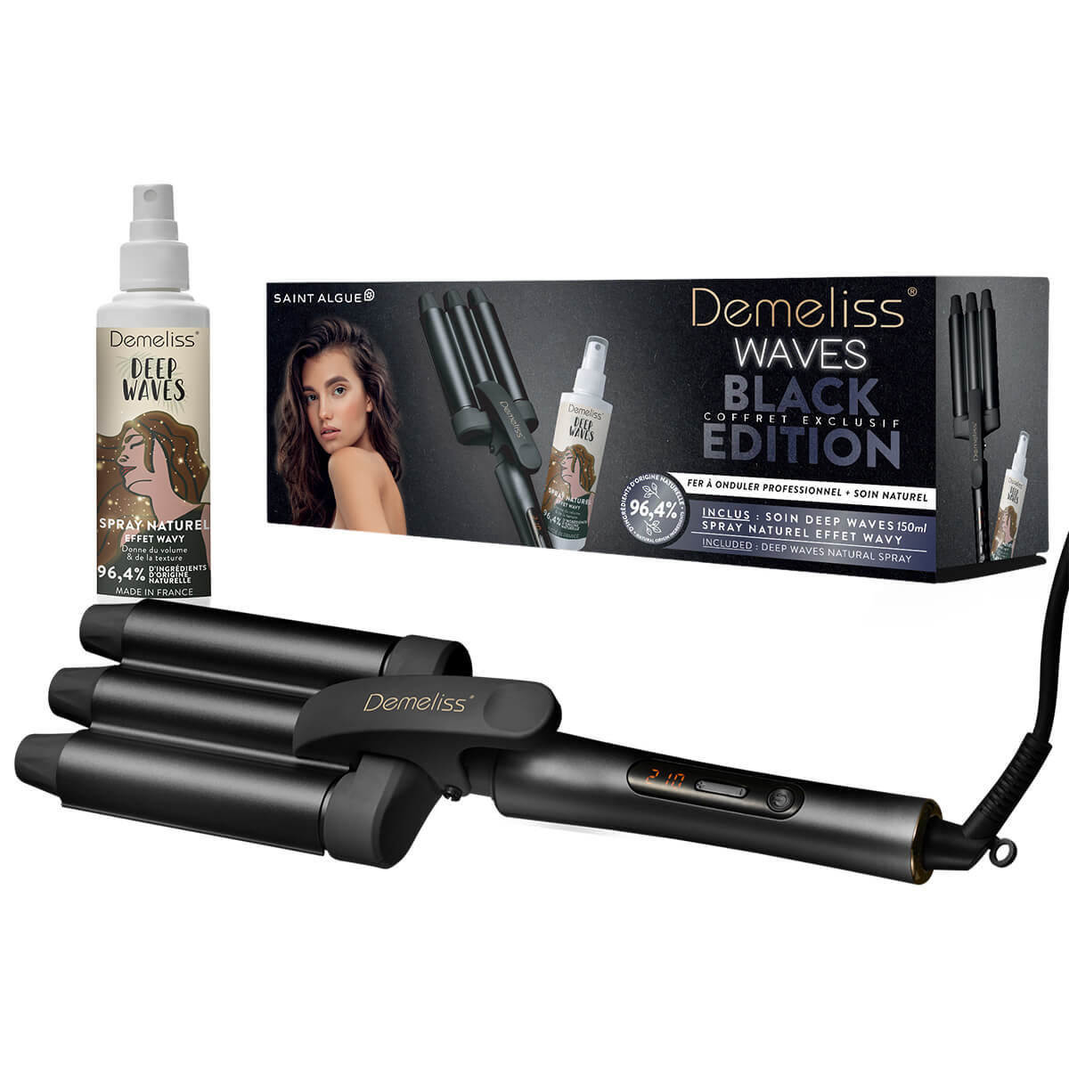 DEMELISS HAIR CURLER TRIPLE 210˚C