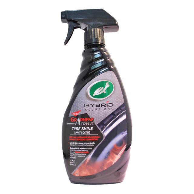 TURTLE WAX HYBRID SOLUTIONS GRAPHENE ACRYLIC TYRE SHINE 680ML