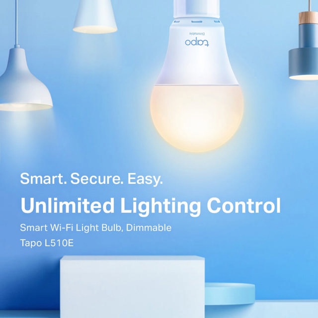 TP LINK TAPO L510E WHITE SMART BULB E27