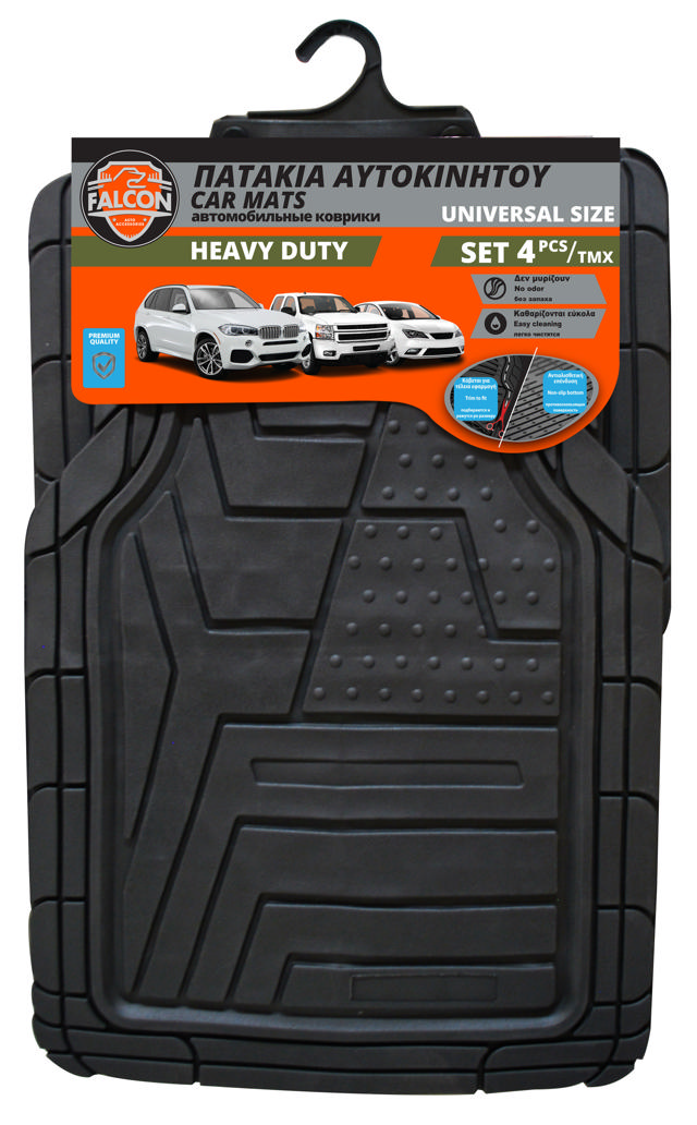 FALCON CAR MATS HEAVY DUTY 4PCS