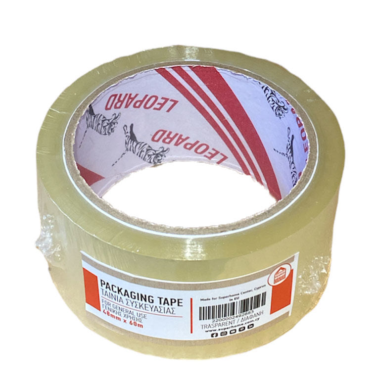 PACKAGING TAPE 48MMX60M TRANSPARENT