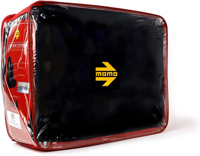 MOMO SEAT COVER BLACK/ RED