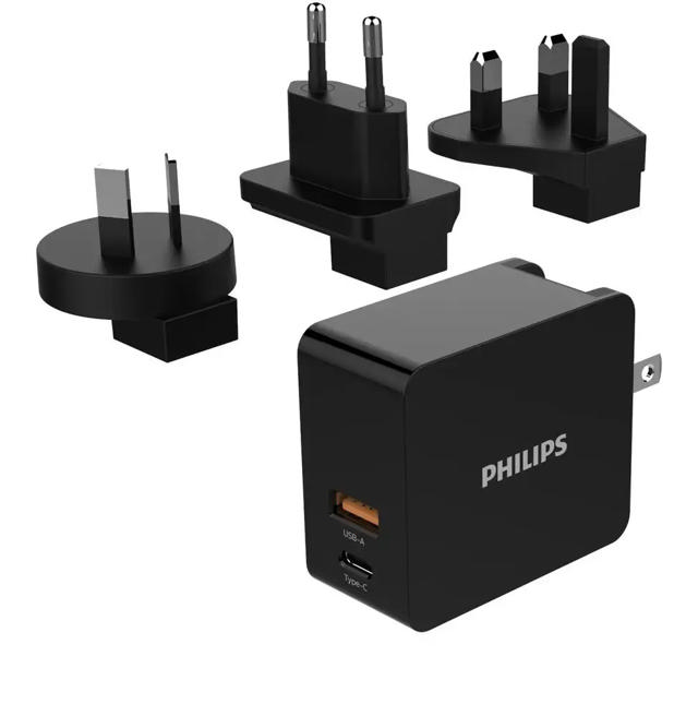 PHILIPS ΦΟΡΤΙΣΤΗΣ ΤΑΞΙΔΙΟΥ USB & USB-C