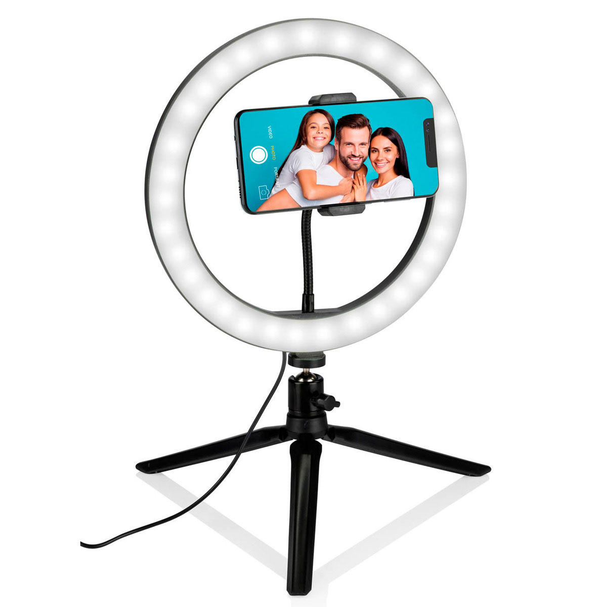 SELFIE LIGHT RING D25CM 120LED