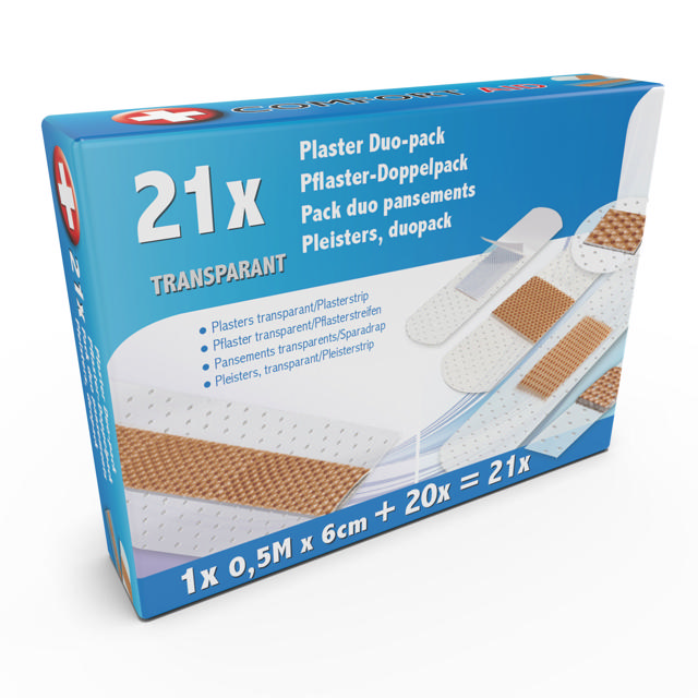 COMFORT AID PLASTER TRANSPARENT 20PCS