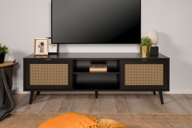 VIENNA TV STAND - BLACK