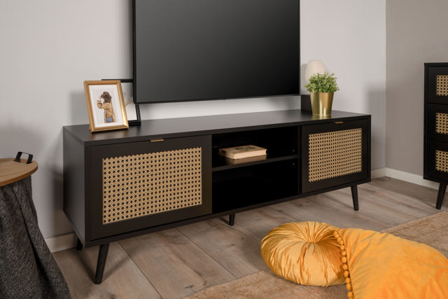 VIENNA TV STAND - BLACK