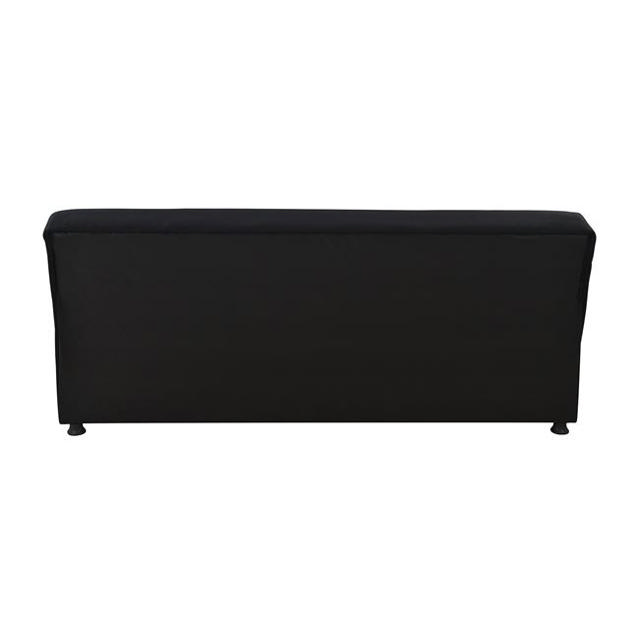 EGE HM3067.01 SOFA BED 3 SEATS VELVET - BLACK