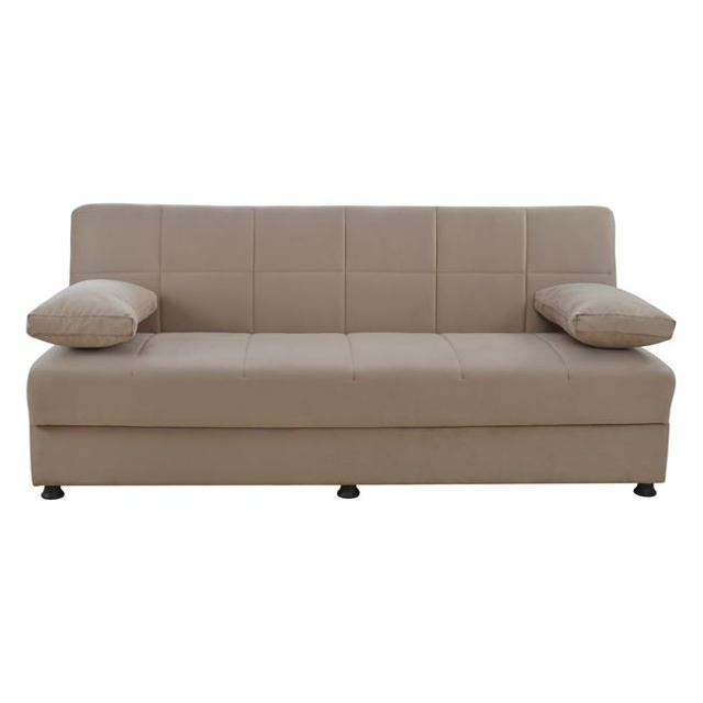 EGE HM3067.05 SOFA BED 3 SEATS VELVET - BEIGE