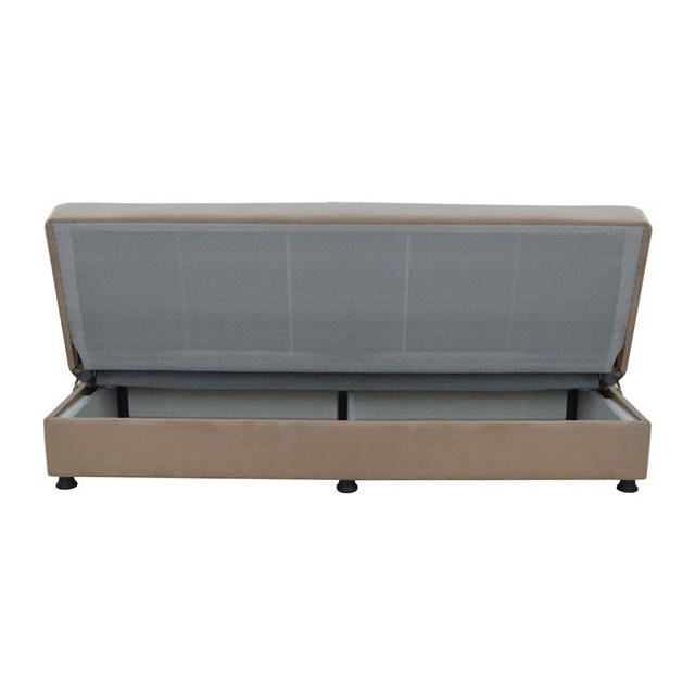 EGE HM3067.05 SOFA BED 3 SEATS VELVET - BEIGE