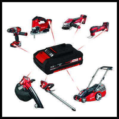 EINHELL POWER X-CHANGE 18V 2AH ΣΕΤ ΜΠΑΤΑΡΙΑ & ΤΑΧΥΦΟΡΤΙΣΤΗΣ