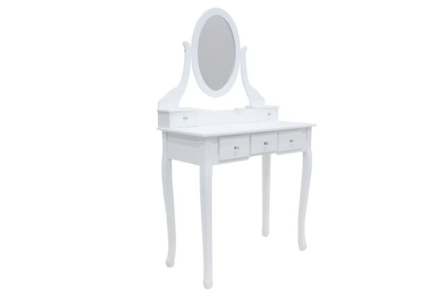 LINA DRESSING TABLE WITH MIRROR & STOOL