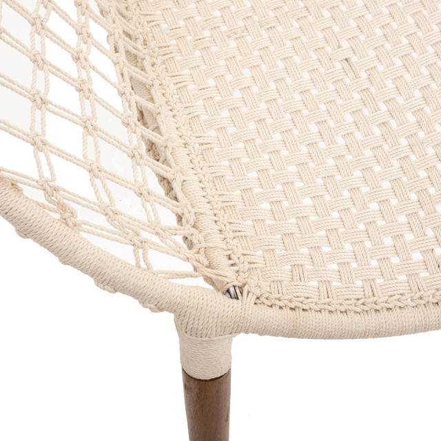 HESPERIDE RAINA OUTDOOR ARMCHAIR  90X90X85CM - WHITE