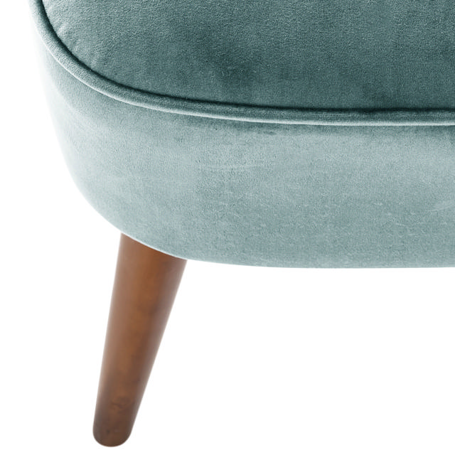 ATMOSPHERA NAOVA VELVET ARMCHAIR - GREEN