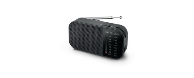 MUSE FM POCKET RADIO - BLACK