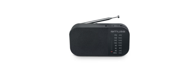 MUSE FM POCKET RADIO - BLACK