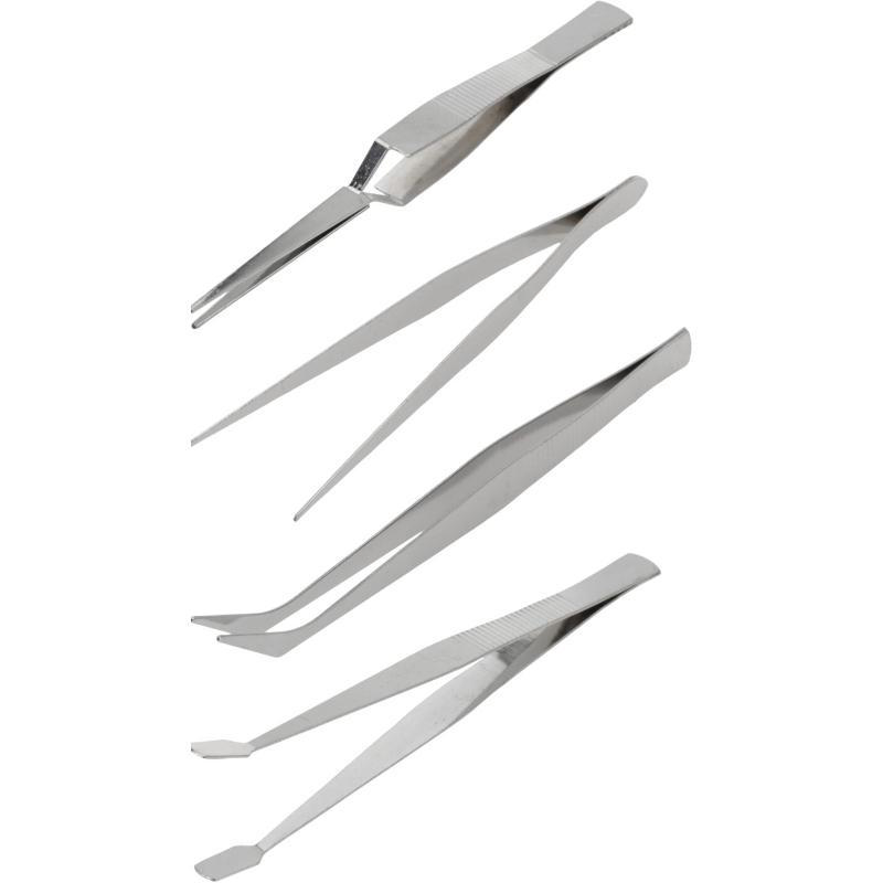 TWEEZERS SET 4PCS