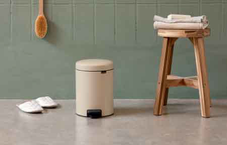 BRABANTIA PEDAL BIN 3L SOFT BEIGE