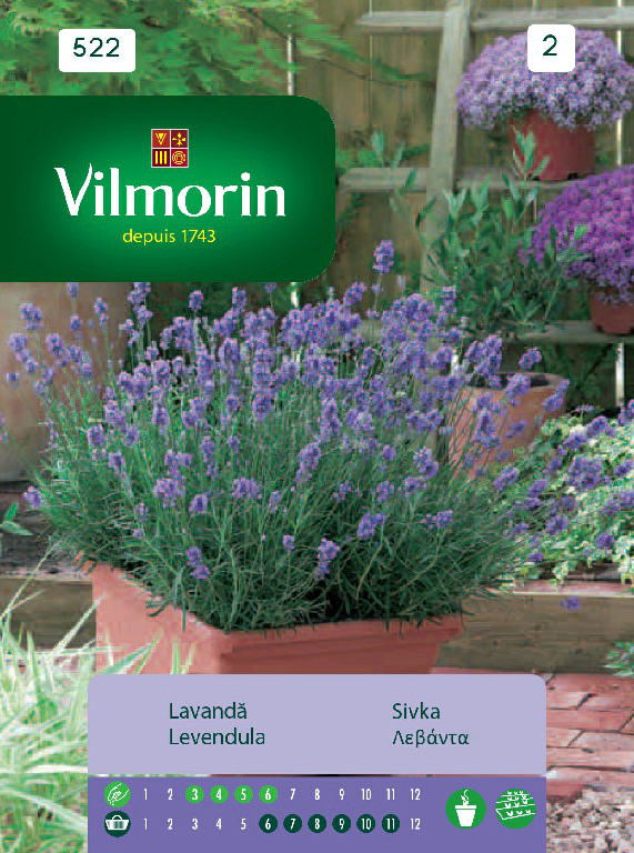 VILMORIN LAVENDER SEEDS 2GR