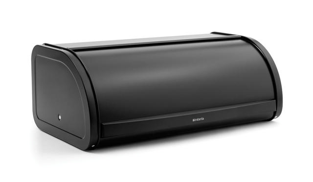 BRABANTIA BREAD BIN ROLL-TOP BLACK