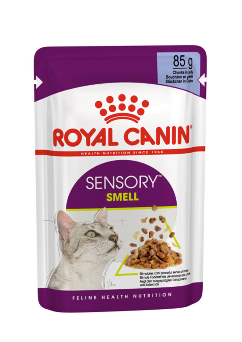 ROYAL CANIN CAT SENSORY SMELL GRAVY POUCH 85G