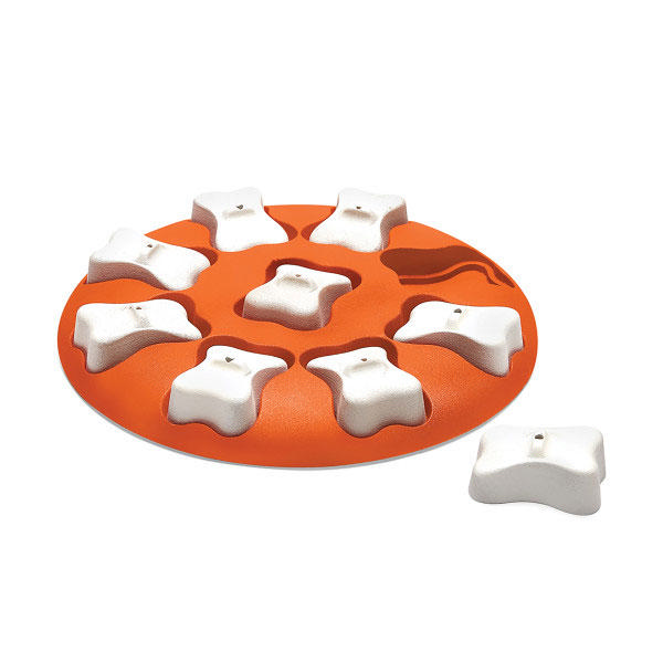 OUTWARD HOUND SMART TREAT PUZZLE TOY ORNG L1