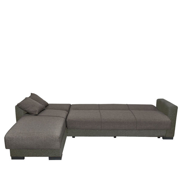 JOSE CORNER SOFA BED - GREY