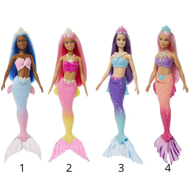 BARBIE HGR08 NEA MERMAID 4 ASSORTED DESIGNS