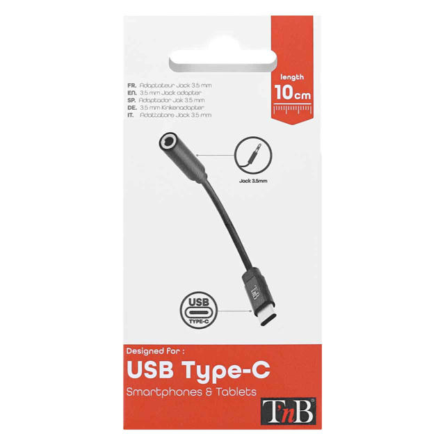 TNB ADATCJACK2 USB-C TO 3.5MM JACK ΑΝΤΑΠΤΟΡΑΣ