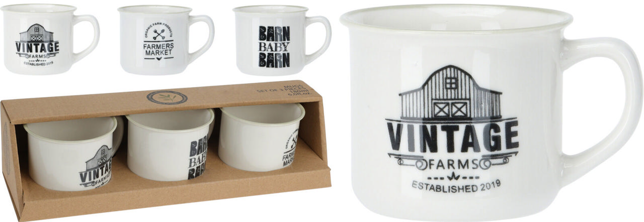 MUG NEW BONE PORCELAN 180ML