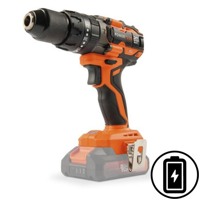 POWERPLUS POWDP15220 IMPACT DRILL 20V SOLO NO BATTERY INCLUDED
