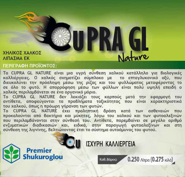 CUPRAGL NATURE FUNGICIDE 250ML