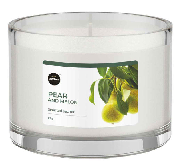 AROMA CANDLE PEAR & MELON 115GR