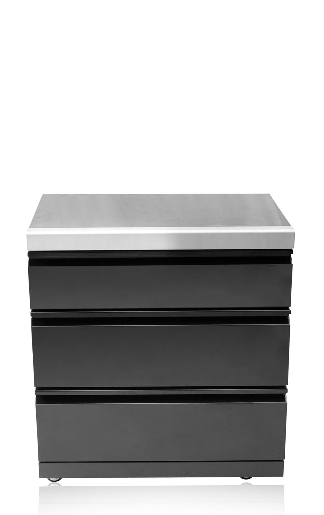 CAESAR NERO 3 DRAWERS UNIT