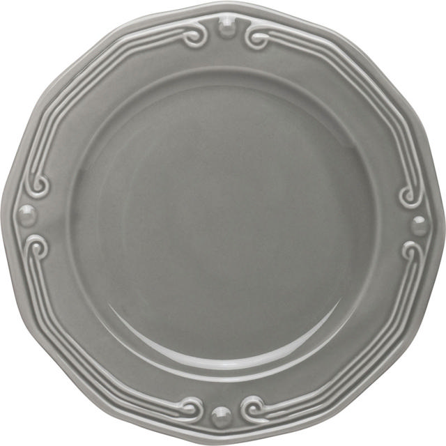 ATHENEE DESSERT PLATE 20CM GREY