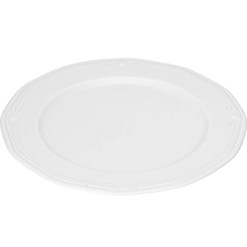 ATHENEE DINNER PLATE 27CM WHITE