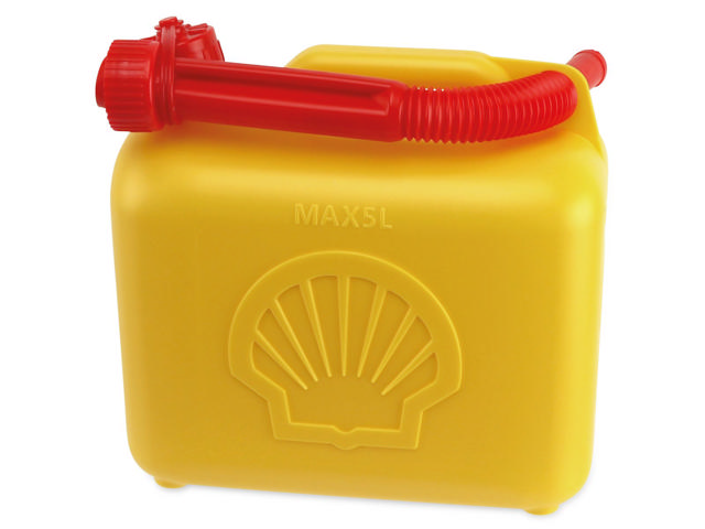 SHELL JERRY CANISTER 5L YELLOW