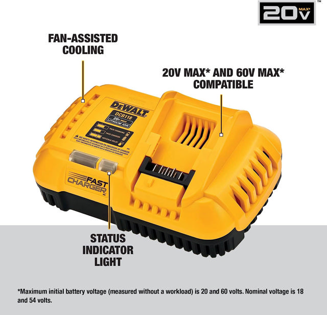 DEWALT DCB118-QW XR 18V FAST CHARGER 8A