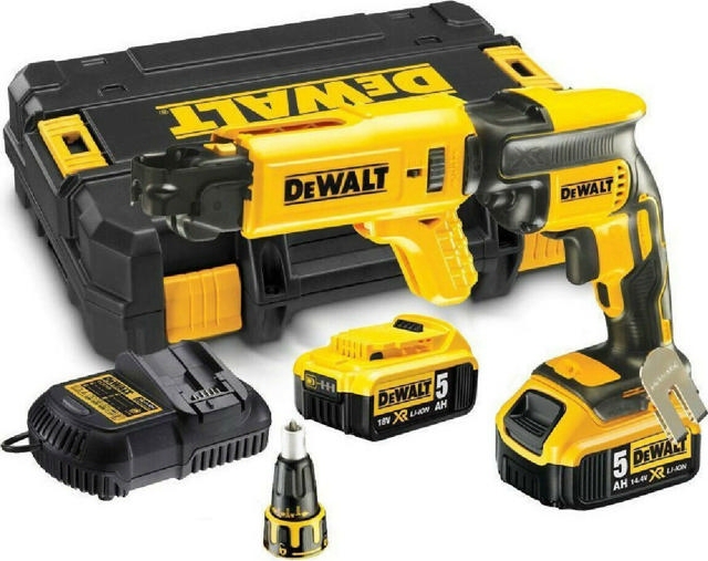 DEWALT DCF620P2K-QW DRYWALL DRIVER BATTERY 18V 2X5AH