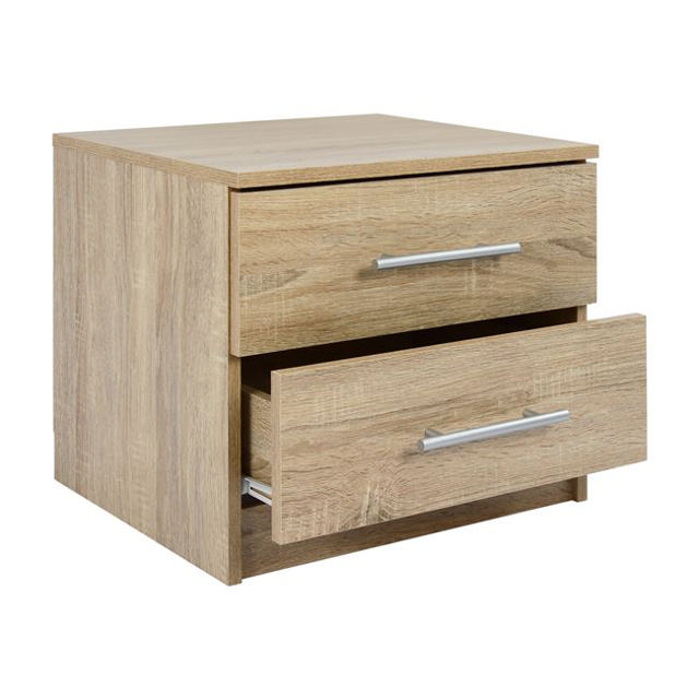 CHELSEA BED SIDE TABLE 48x40,5x41,5CM - OAK