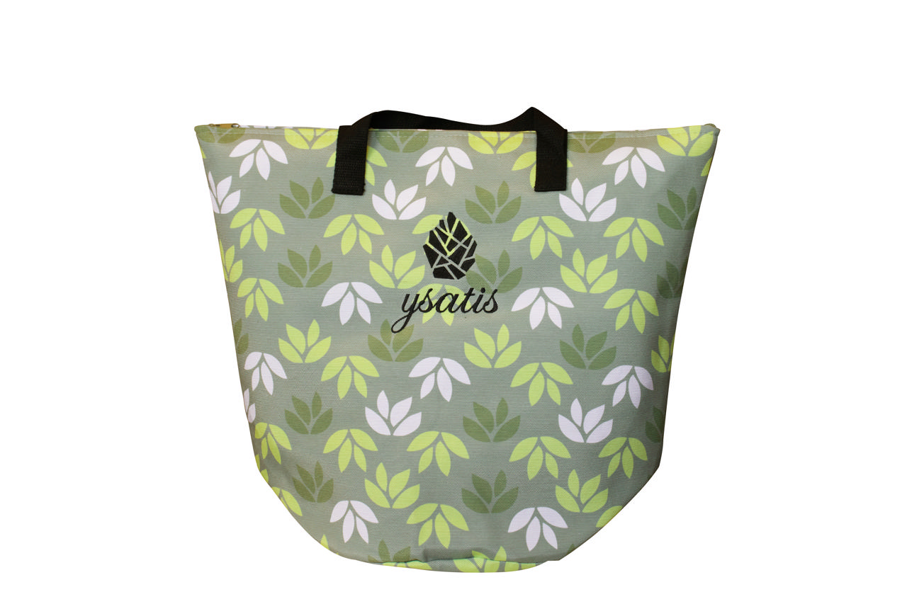 BEACH BAG YSATIS 58X38X30CM GREEN