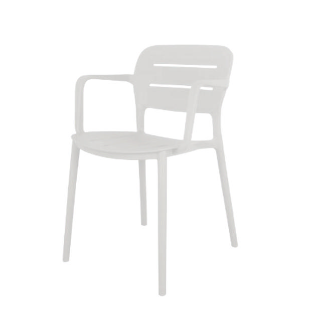 ERICA OUTDOOR CHAIR 54.8X52.5X79CM - WHITE