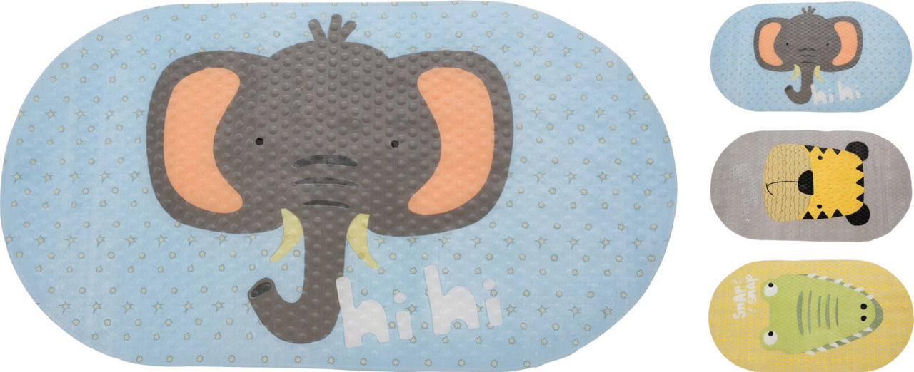 BATH MAT 69X39CM 3 ASSORTED DESIGNS KIDS