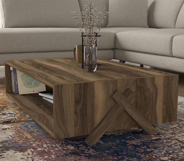 ARTELIBRE 14410036 KOS COFFEE TABLE - BROWN