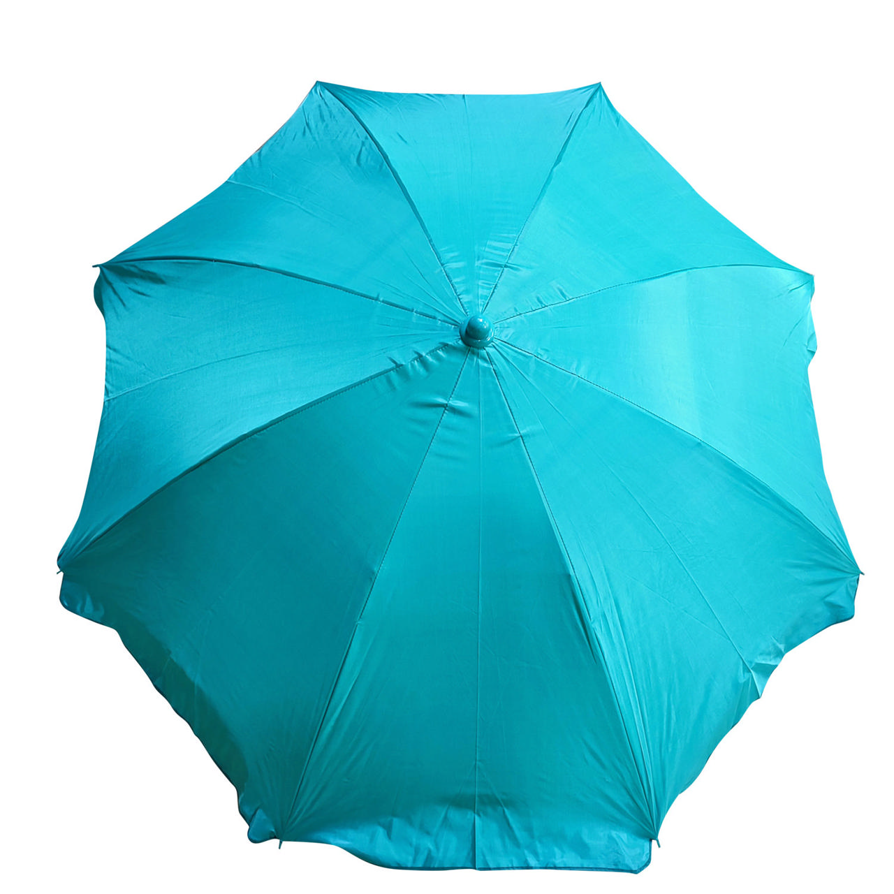 BEACH UMBRELLA 200CM PVC LIGHT BLUE